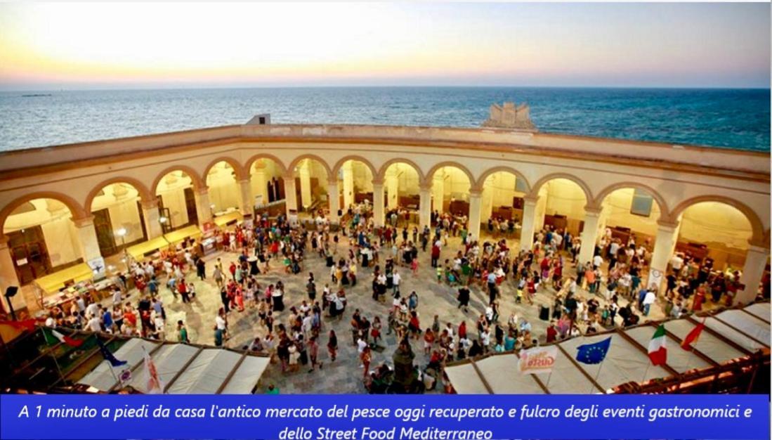 Be Mediterraneo, In Centro Sul Mare - In The Center Beach Front - 80 Mq トラーパニ エクステリア 写真