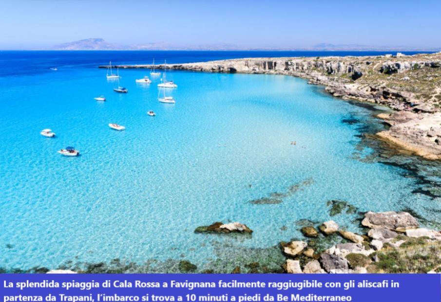 Be Mediterraneo, In Centro Sul Mare - In The Center Beach Front - 80 Mq トラーパニ エクステリア 写真