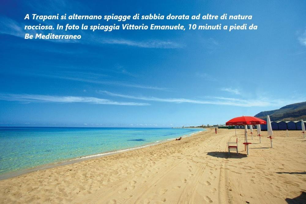 Be Mediterraneo, In Centro Sul Mare - In The Center Beach Front - 80 Mq トラーパニ エクステリア 写真