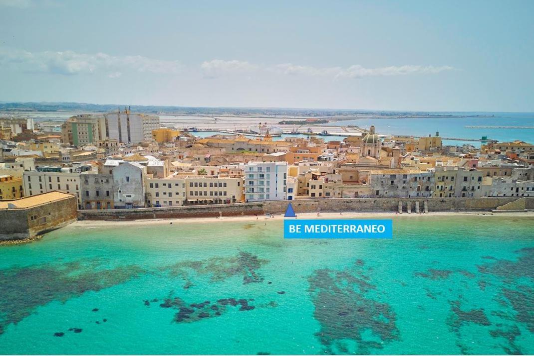 Be Mediterraneo, In Centro Sul Mare - In The Center Beach Front - 80 Mq トラーパニ エクステリア 写真